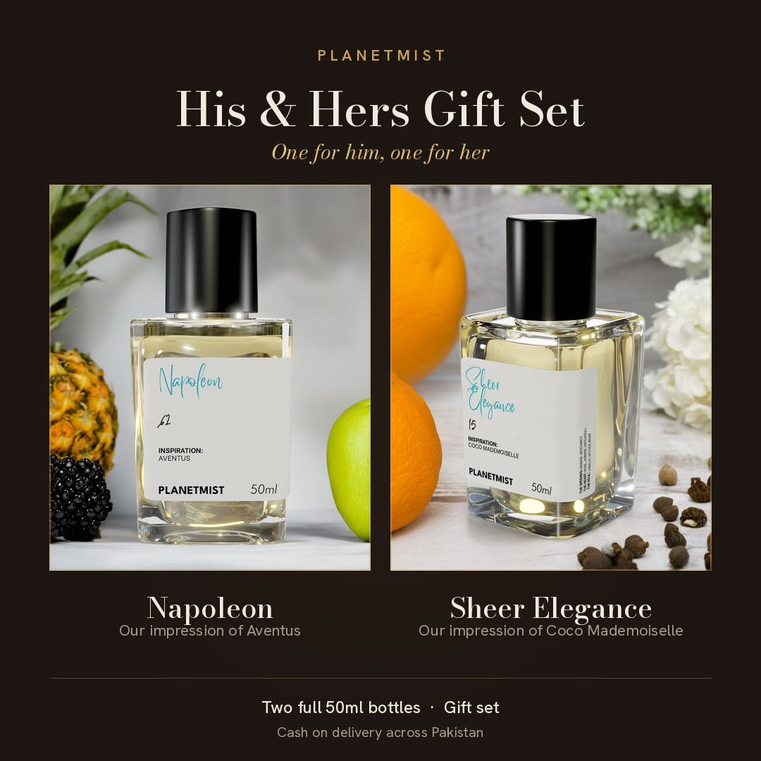 His & Hers Gift Set Bundle - Napoleon & Sheer Elegance